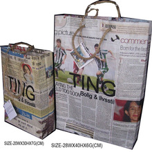 recycle newspaper eco-friendly bag