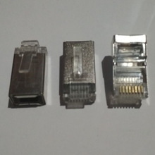 RJ45 Shielded Connector, Color : White