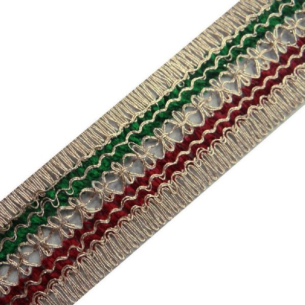 Velvet Crafting Maroon Sewing Trim, Size : 2'' Inches Wide