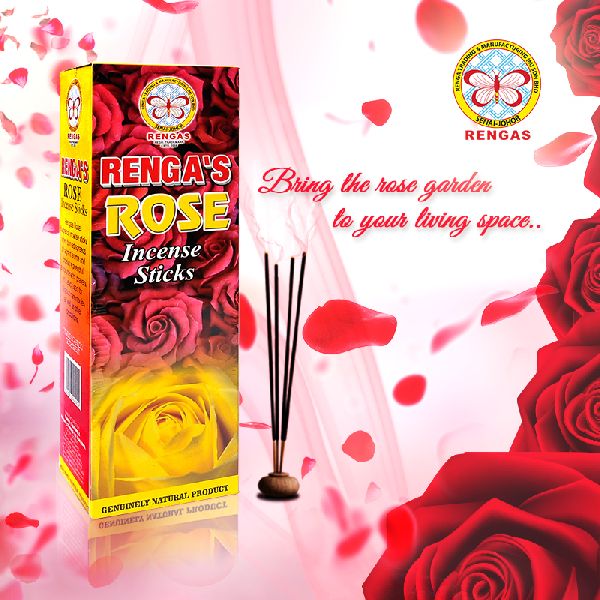 Rengas Rose Incense Sticks