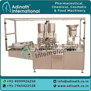 Automatic Dry Powder Filler and Stoppering Machine