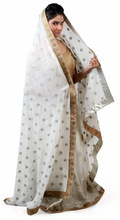 Golden White Lehnga, Feature : Dry Cleaning, Eco-Friendly