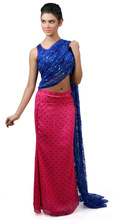 Pink Cat Saree, Feature : Dry Cleaning, Eco-Friendly