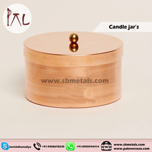 COPPER CANDLE TINS
