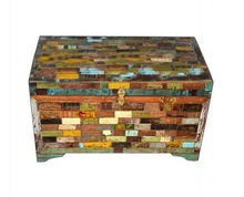 Reclaimed wood storage trunk, Feature : Stocked