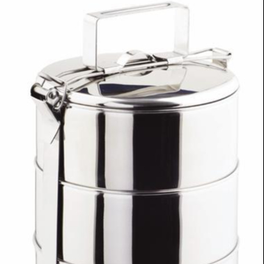  Stainless Steel Thailand Tiffin, Color : Silver