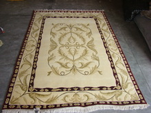JINDARAM 100% pure linen Cut Pile decorative hand tufted carpet, Size : Customized Size