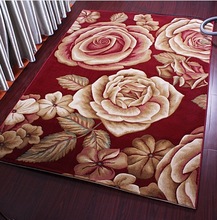 JINDARAM Printed Decorative Polysilk Carpet, Size : Customized Size