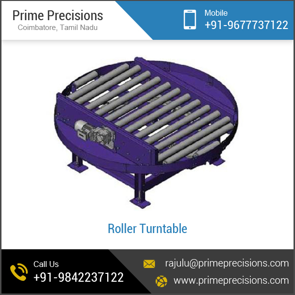 Prime Precisions Carbon Steel Roller Turntable