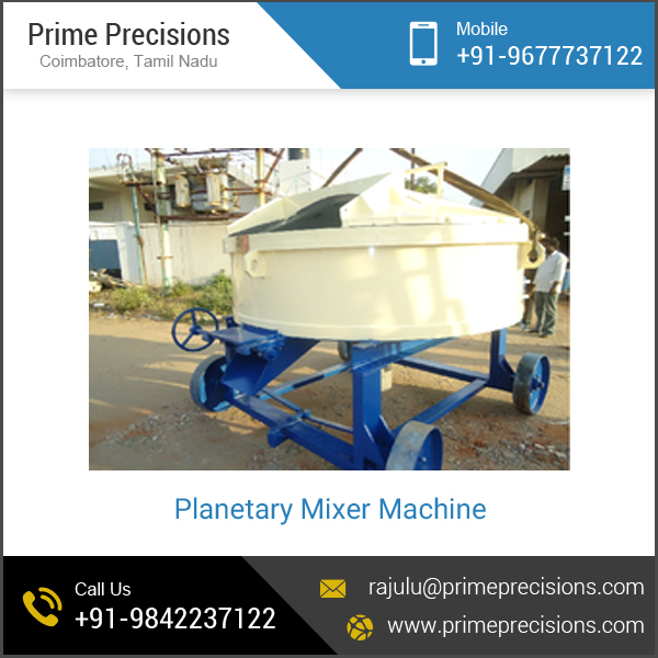 Prime Precisions planetary mixer machine, for Powder