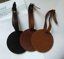 Custom Brand Leather Golf Bag Tag, for Promotional Gifts, Size : 3