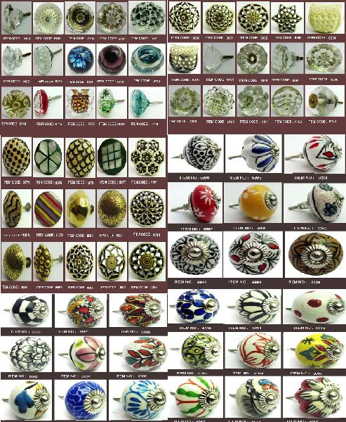 Lac Ceremics Acrylic Crafted Designer Door Knobs Manufacturer In