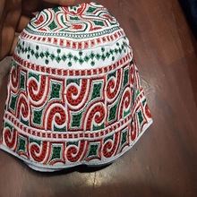 islamic kufi embroidered omani cap