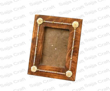 SAJJA wooden photo frame, Color : Natural