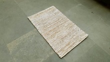 geometric Indian Wool Rug kilim carpet