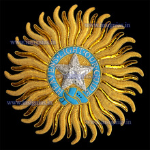 Embroidered India Emblem, Feature : 3D