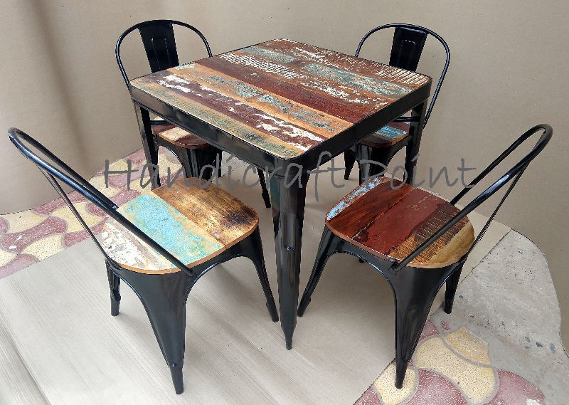 Vintage Restaurant Dining Table And Chairs Manufacturer In Jodhpur Rajasthan Id 4485762