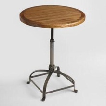 Metal antique round table