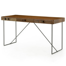 Industrial Furniture Wood Metal Working Table