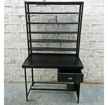 Metal Industrial Iron Study Desk, Color : Customized Color