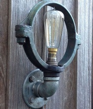 Industrial Pipe wall light lamp