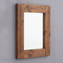 Garud Enterprises Rustic Wooden Frame Mirror