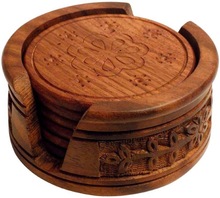 Handmade Wooden Tea Coaster