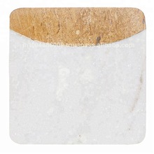 White Marble Kitchenware Cutting board, Size : Customized Sizes