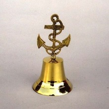 Metal Anchor Brass hand bell, for Business Gift, Feature : Europe
