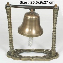 Metal Antique Brass Desk Bell