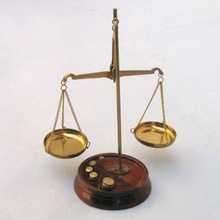 Antique weighing scales,