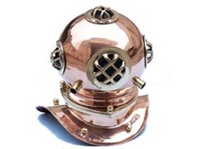 Brass and Copper Marine Diving Helmet