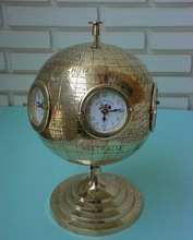 Brass Nautical Table Clock