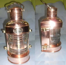 Copper Lookout Oil Lamp