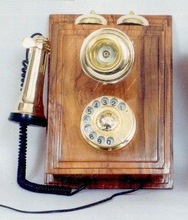 Decorative Wooden Wall Telephone,
