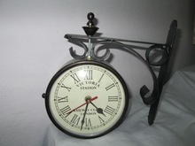 SAISHWARI Double Face Station Clock