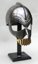SAISHWARI Metal Medieval Helmet,, Style : ARMOUR