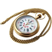 BRASS Pendant Watch with chain,