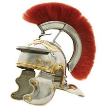 Roman Helmet with Red plume, Style : ARMOUR