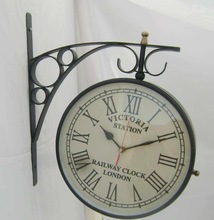Train Station Wall Clock, Railway station clocks with stand
