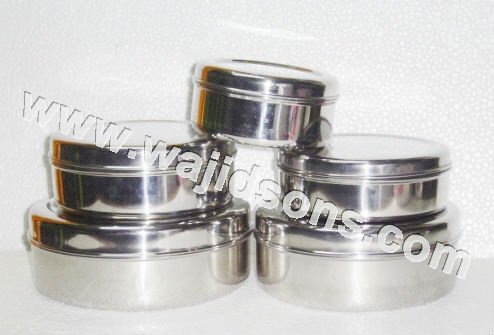 Metal Stainless Steel Round Box