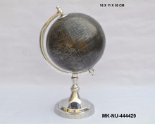 Antique Globe On Metal Stand, for Business Gift