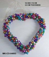 Heart Shaped Christmas Tree Hanging, Color : Natural/ Multi Coloured