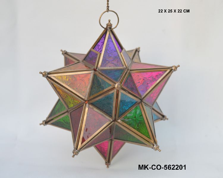 Multi Color Christmas Hanging Star