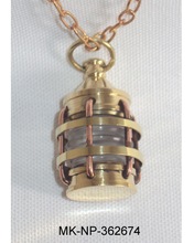 Nautical Lamp Necklace Pendant Charm