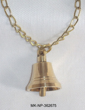 Ship Bell Pendant Charm