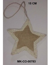Star Shaped Jute Christmas Ornaments
