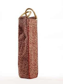 Jute indian fabric wine bag, Style : cane