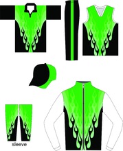 Custom logo sublimated cricket uniforms