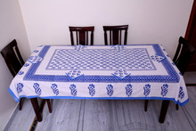 Block Print dining Table cover, for Airplane, Home, Restaurant, Feature : Disposable